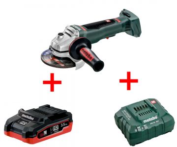 Акумуляторна болгарка Metabo WPB 18 LTX BL 125 Quick LiHD 3.5 Аг