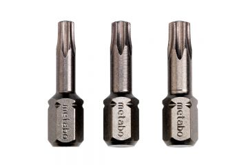 Набор бит Torx Metabo Torsion TX 1/2/3 х 25 мм