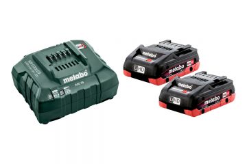 Базовий комплект Metabo LiHD 2x4.0 Аг + 1x ASC 55