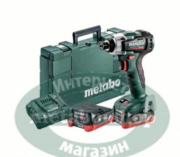 Акумуляторний ударний гайковер Metabo PowerMaxx SSD 12 BL LiHD 2x4.0 Аг