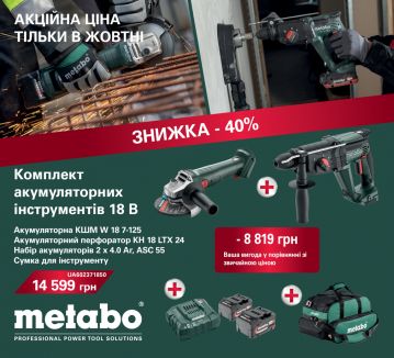 Комплект Metabo Combo Set 1