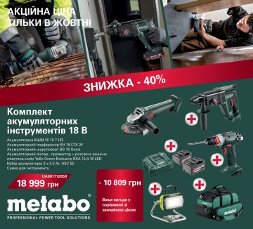 Комплект Metabo Combo Set 2