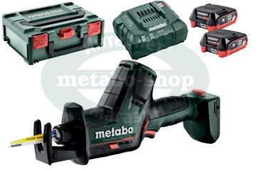 Акумуляторна шабельна пила Metabo PowerMaxx SSE 12 BL LiHD 2x4.0 Аг