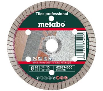 Алмазный круг по керамике Metabo Professional TP 76x10 мм