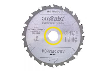 Пиляльний диск Metabo Power cut HW/CT 165х2.2/1.4x20, Z14 FZ/FA 10°