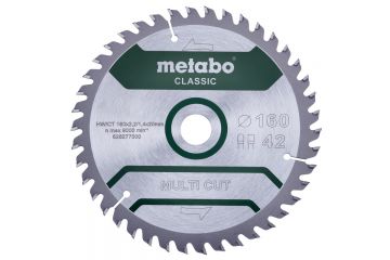 Пиляльний диск Metabo Multi cut Classic HW/CT 160х2.2/1.4x20, Z42 FZ/TZ 5° /B