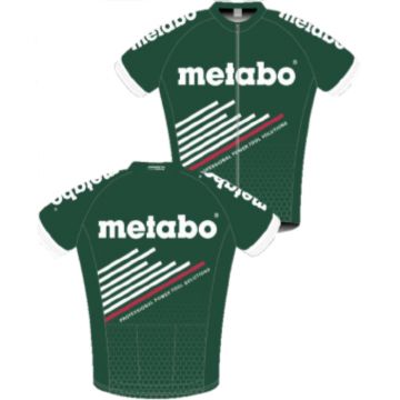 Жіноче велосипедне джерсі з логотипом Metabo
