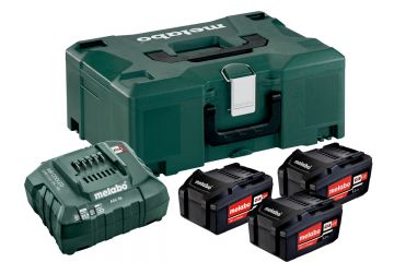 Базовий комплект Metabo 2x5.2 Аг + 1x4.0 Аг + MetaLoc