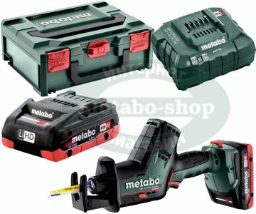 Акумуляторна шабельна пила Metabo SSE 18 LTX BL Compact LiHD 2x4.0 Аг