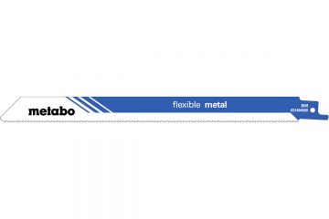 Сабельное полотно Metabo Flexible Metal 225 мм, 25 шт