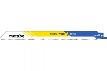 Шабельне полотно Metabo Flexible Wood and Metal 225 мм, 100 шт