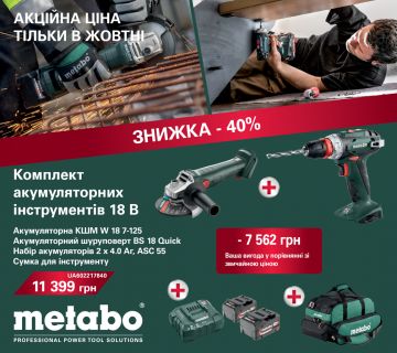 Комплект Metabo Combo Set 3
