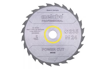Пильный диск Metabo Power cut HW/CT 235х2.6/1.8x30, Z24 WZ 20°