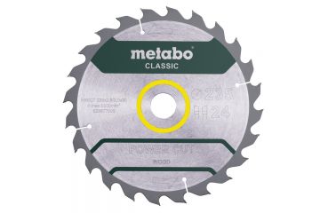 Пиляльний диск Metabo Power cut Classic HW/CT 235х2.8/2.0x30, Z24 WZ 18°/B