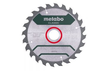 Пильный диск Metabo Precision cut Classic HW/CT 190х2/1.4x30, Z24 WZ 15° /B