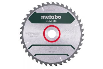 Пильный диск Metabo Precision cut Classic HW/CT 235х2.8/2x30, Z40 WZ 15° /B