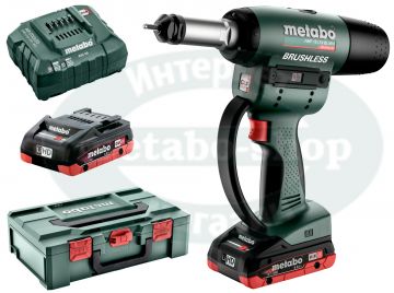 Акумуляторний заклепувальний пістолет для різьбових заклепок Metabo NMP 18 LTX BL M10