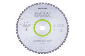 Пильный диск Metabo Cordless cut HW/CT 305х2.2/1.8x30, Z56 WZ 5° отр.