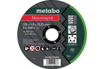 Відрізний універсальний диск Metabo Novorapid Universal C 30-S, 125X1.0X22.2 мм