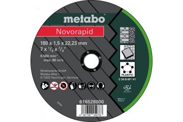 Відрізний універсальний диск Metabo Novorapid Universal C 30-S, 180X1.5X22.2 мм