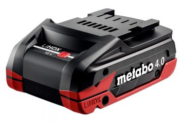 Акумуляторна батарея Metabo LiHDX 18 V, 4.0 Аг