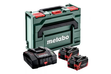 Базовий комплект Metabo LiHDX 2x8.0 Аг + 1x ASC 290 + MetaBox