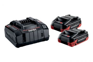 Базовий комплект Metabo LiHDX 2x4.0 Аг + 1x ASC 145