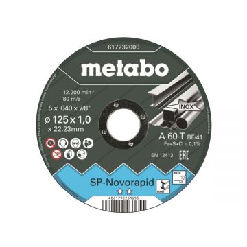 Отрезной круг Metabo SP-Novorapid Inox A 46-T, 180 x 1.6 x 22.23 мм