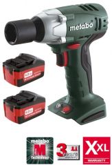 Аккумуляторный ударный гайковерт Metabo SSW 18 LT 4.0 Ач