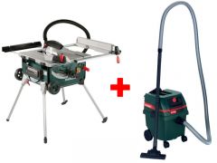 Комплект пила Metabo TS 254 + пылесос Metabo ASR 2025