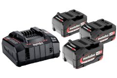 Базовий комплект Metabo Li-Power 3x5.2 Аг + 1x ASC 145