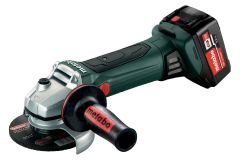 Аккумуляторная болгарка Metabo W 18 LTX 125 5.2 Ач