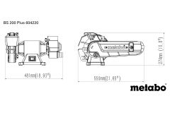 Комбинированное точило Metabo BS 200 Plus