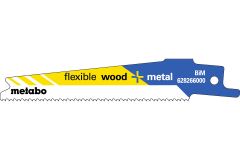 Шабельний полотно Metabo Flexible Wood and Metal 100x0,9 мм, 5 шт