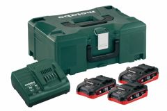 Базовий комплект Metabo LiHD 3,1 Аг, 18 В + MetaLoc