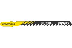 Лобзикове полотно Metabo Fast Wood T 244 D, 5 шт