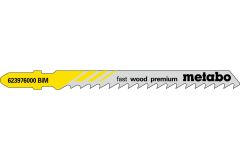 Лобзикове полотно Metabo Fast Wood Premium T 144 DF, 5 шт