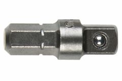 Перехідник Metabo із шестигранника 1/4" на квадрат 1/4, 25 мм