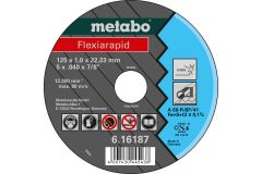 Відрізний диск Metabo Flexiarapid Inox A 46-R, 125x2 мм