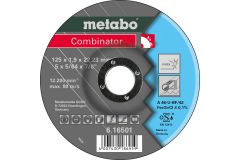 Відрізний диск Metabo Combinator Inox Hydro Resist A 46-U, 125 x 1.9 x 22.23 мм вигнутий