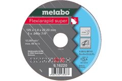 Отрезной круг Metabo Flexiarapid Super Inox Hydro Resist A 46-U, 180 мм