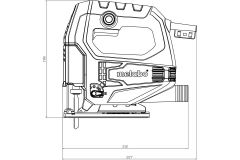 Лобзик Metabo STEB 65 Quick у кейсі