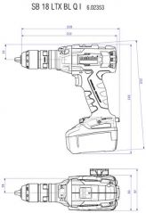 Акумуляторний ударний шуруповерт Metabo SB 18 LTX BL Q I