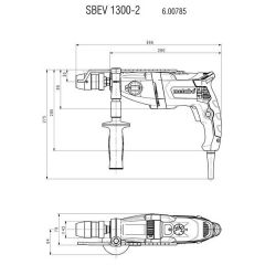 Ударная дрель Metabo SBEV 1300-2