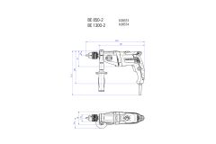 Дрель Metabo BEV 1300-2 БЗП