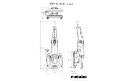 Шлифователь бетона Metabo RSEV 19-125 RT