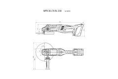 Акумуляторна болгарка Metabo WPB 36 LTX BL 230
