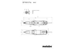 Прямая шлифмашина Metabo GEP 950 G Plus