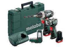 Акумуляторний шуруповерт Metabo PowerMaxx BS + ULA LED + BitBox 9
