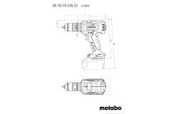 Аккумуляторный шуруповерт Metabo BS 18 LTX-3 BL Q I + Power X3